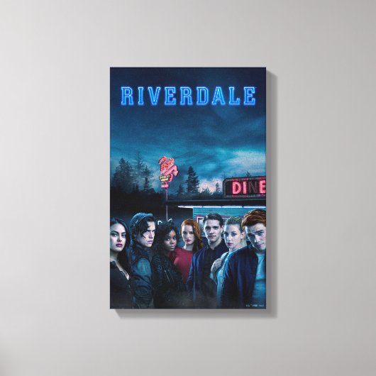 Riverdale Outdoor Pops Diner Poster Leinwanddruck (Vorderseite)