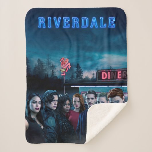 Riverdale Outdoor Pops Diner Poster Sherpadecke (Vorderseite)