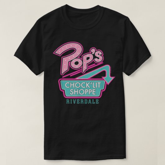 Riverdale Pops Neon Sign T-Shirt (Design vorne)