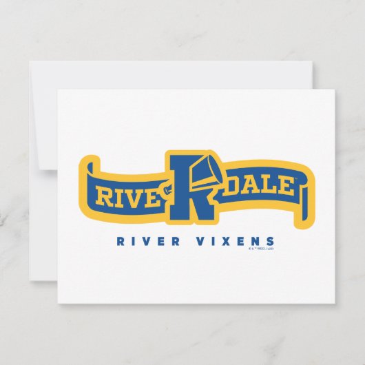 Riverdale River Vixens Banner Mitteilungskarte (Vorderseite)