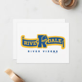 Riverdale River Vixens Banner Mitteilungskarte (Vorderseite/Rückseite Beispiel)
