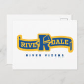 Riverdale River Vixens Banner Postkarte (Vorne/Hinten)