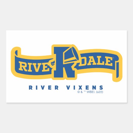 Riverdale River Vixens Banner Rechteckiger Aufkleber (Vorderseite)