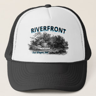 Riverfront Fort Wayne, Indiana Trucker Hat Truckerkappe