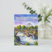 Riverfront Park USA Postkarte (Stehend Vorderseite)