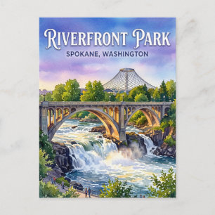 Riverfront Park USA Postkarte