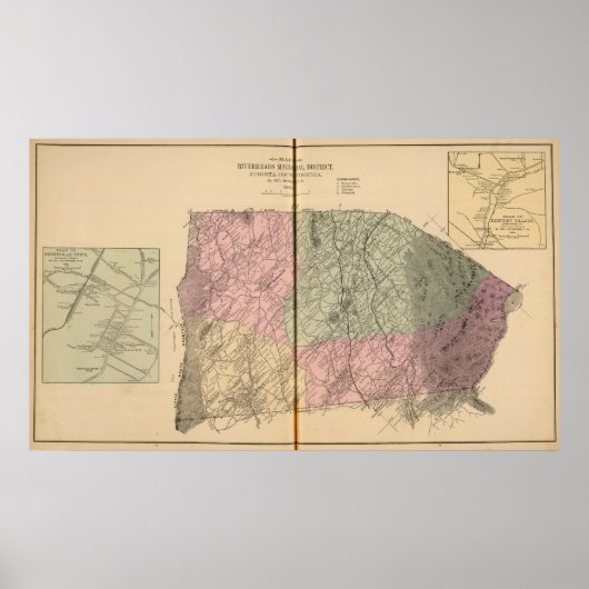 Riverheads, Augusta Landkreis Poster (Vorne)