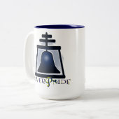RiverPride - Kaffee-Tasse zwei getont (15 Unze) Zweifarbige Tasse (Vorderseite Links)