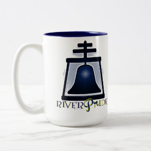 RiverPride - Kaffee-Tasse zwei getont (15 Unze) Zweifarbige Tasse