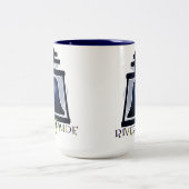 RiverPride - Kaffee-Tasse zwei getont (15 Unze) Zweifarbige Tasse (Mittel)