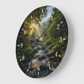 Rivers Clock 2026 Version Große Wanduhr (Winkel)