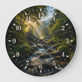 Rivers Clock 2026 Version Große Wanduhr