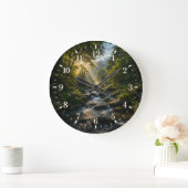 Rivers Clock 2026 Version Große Wanduhr (Zuhause)