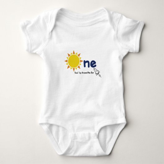 River's Teeshirt Baby Strampler (Vorderseite)