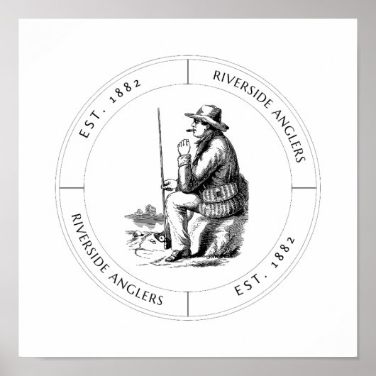 Riverside Angler Poster (Vorne)