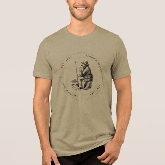Riverside Angler Tri-Blend Shirt (Vorderseite)