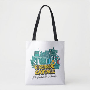 Riverside Avondale Nachbarschaft Tote Bag Tasche