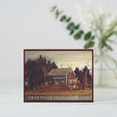 Riverside Barn Postkarte (Stehend Vorderseite)