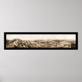 Riverside CA Hill Foto 1908 Poster (Vorne)