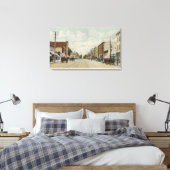 Riverside, CA Main Street View mit Blick nach Nord Leinwanddruck (Insitu (Schlafzimmer))