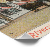 Riverside, CA Main Street View mit Blick nach Nord Poster (Ecke)