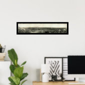Riverside CA Panorama Foto 1907 Poster (Heimbüro)