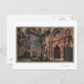 Riverside, CA - View Mission Inn Courtyard Postkarte (Vorne/Hinten)