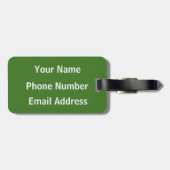 Riverside CA Vintage Karte  Gepäckanhänger (Rückseite horizontal)