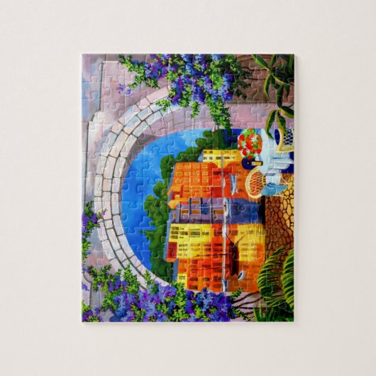 Riverside Café Jigsaw Puzzle (Vertikal)