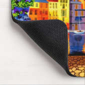 Riverside Cafe Mouse Pad Mousepad (Ecke)