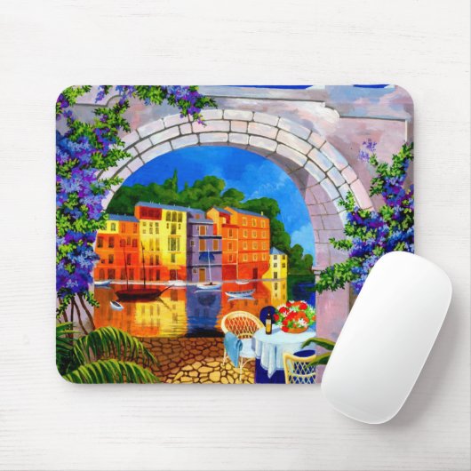 Riverside Cafe Mouse Pad Mousepad (Mit Mouse)