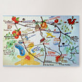 Riverside - California 20x30 Map Puzzle (Horizontal)