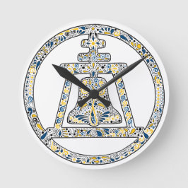 Riverside, California - A Tribute Runde Wanduhr