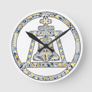 Riverside, California - A Tribute Runde Wanduhr