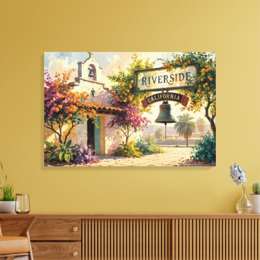 Riverside California Leinwanddruck (Insitu (Wohnzimmer))