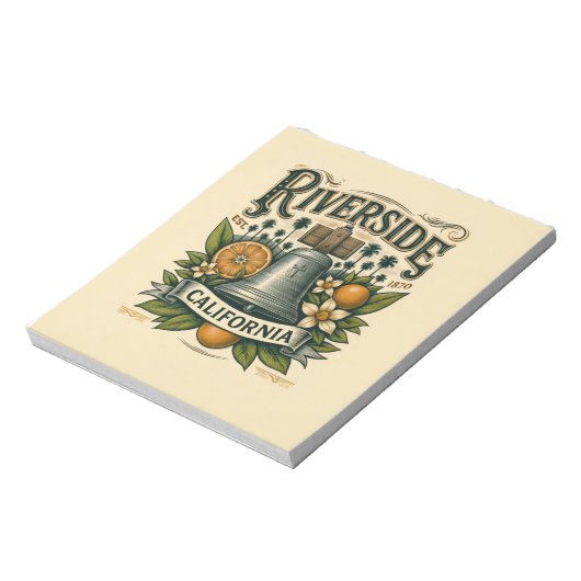Riverside California Notizblock (Rotiert)