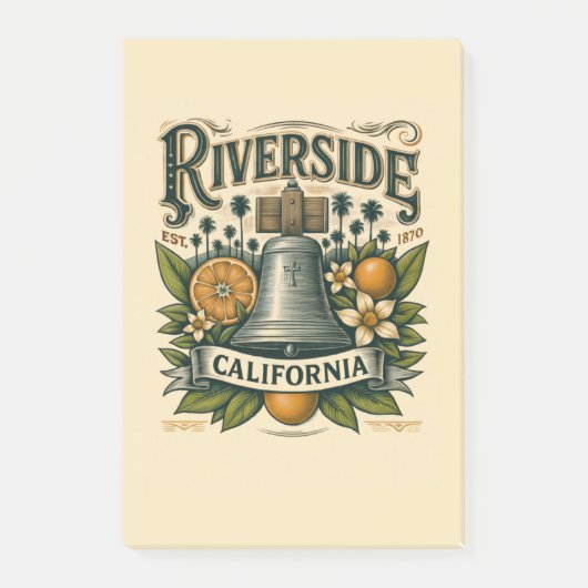 Riverside California  Post-it Klebezettel (Vorderseite)