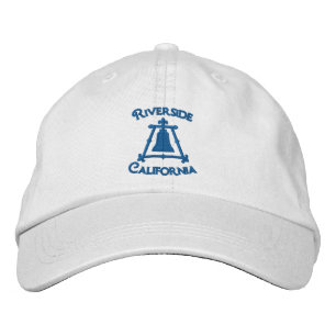 Riverside, California Raincross Fleur Design Bestickte Kappe
