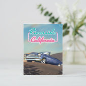 Riverside California Reiseplakat Postkarte (Stehend Vorderseite)