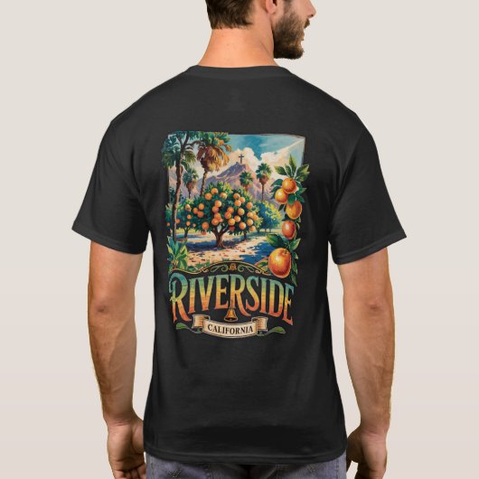 Riverside California T-Shirt (Rückseite)