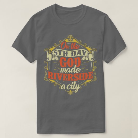 Riverside City California T-Shirt (Design vorne)