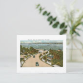 Riverside Drive, Hudson River, NY Postkarte (Stehend Vorderseite)