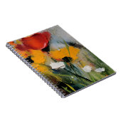 Riverside – Expressive Abstrakte Wiese Notizblock (Rechte Seite)