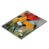 Riverside – Expressive Abstrakte Wiese Notizblock (Linke Seite)