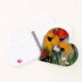 Riverside – Expressiver abstrakter Wiesenbereich Notizblock (Innenseite)
