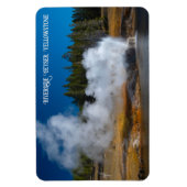 Riverside Geyser Eruption Yellowstone Magnet (Vertikal)
