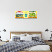 Riverside Grape LabelOntario, CA Leinwanddruck (Insitu (Schlafzimmer))