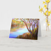 Riverside Greetingcard Karte (Gelbe Blume)
