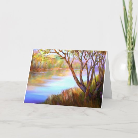 Riverside Greetingcard Karte (Vorderseite)