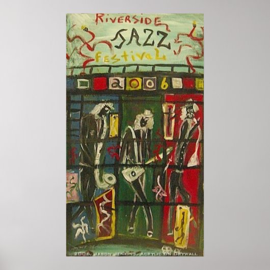 Riverside Jazz Poster (Vorne)